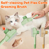 Self-cleaning Pet Flea Comb Grooming Brush